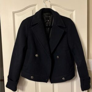 Dynamite Dark Blue Utility Jacket with Metallic Accents